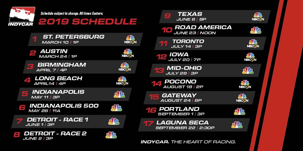 INDYCAR Announces ‘Robust’ TV Schedule With Exclusive Partner NBC Sports Group