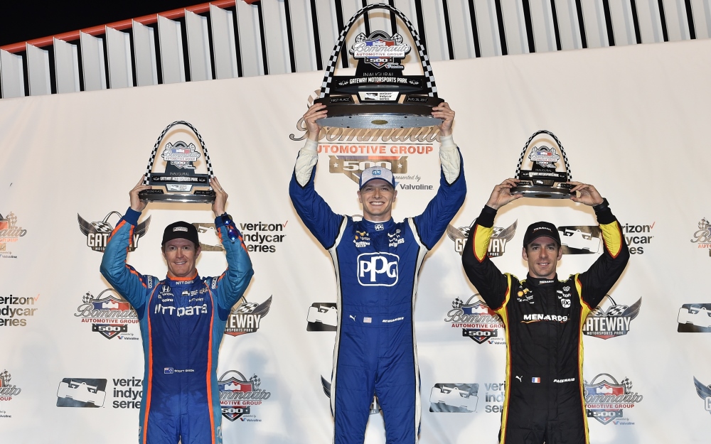 Bold Newgarden Forces Way to Gateway Victory