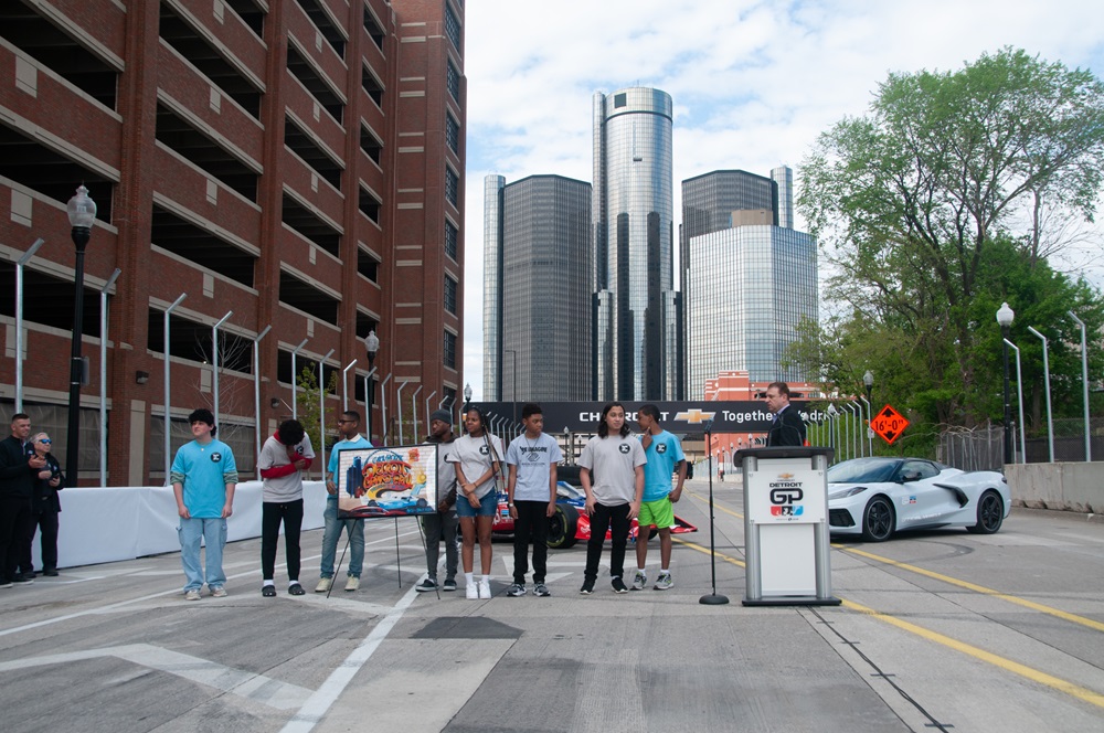 Student-Designed Murals Unveiled for 2024 Detroit Grand Prix