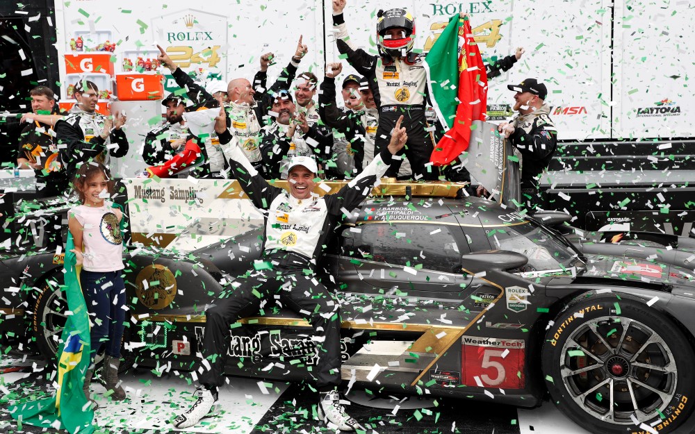 Mustang Sampling Cadillac Covers Longest Distance in Rolex 24 History En Route to Victory