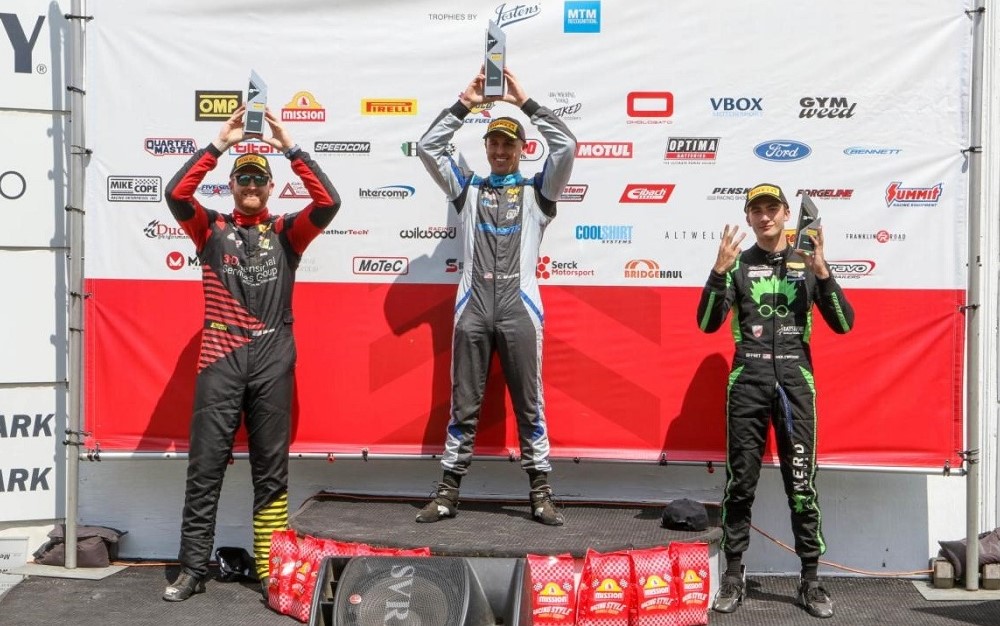 Thomas Merrill Leads Flag-to-Flag, Wins at Lime Rock Park