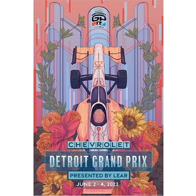 2023 Detroit GP Gear - Event Poster