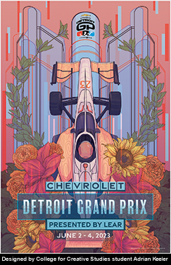 2023 Chevrolet Detroit Grand Prix presented by Lear Poster